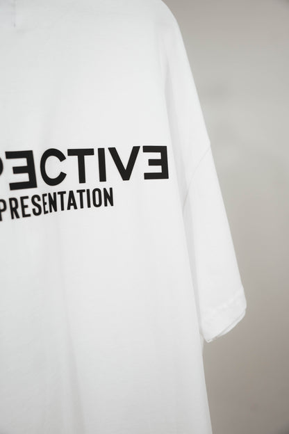 Perspective Basic T- Shirt White