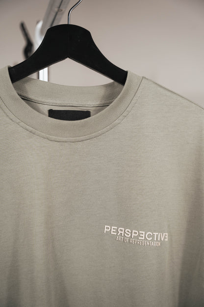 Perspective Basic T-shirt Olive