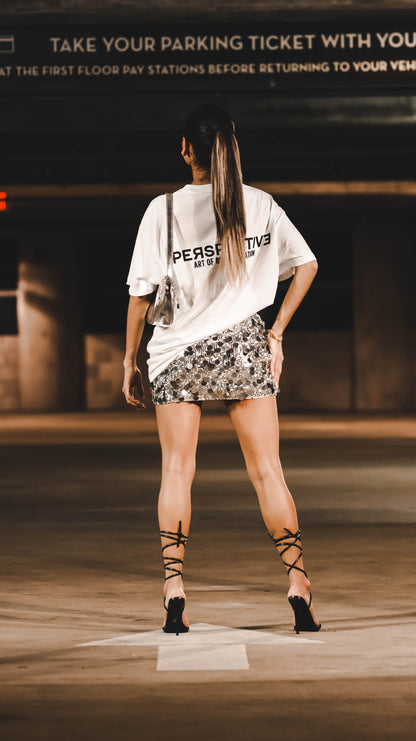 Perspective Basic T- Shirt White